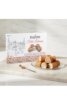 Atayname Susam Kaplamalı Tahinli Sultan Sarma Lokum 300 G Atayname Susam Kaplamalı Tahinli Sultan Sarma Lokum 300 G