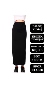 Mrm Pro Uzun Spor Kalem Etek Dalgıç Kumaş Esnek Etek Maxi Boy 100cm K.siyah K.siyah Mrm Pro Uzun Spor Kalem Etek Dalgıç Kumaş Esnek Etek Maxi Boy 100cm K.siyah K.siyah