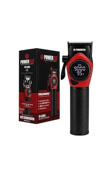 Powertec Tr-5100 Göstergeli Ayarlanabilir 9000 Rpm Hız Kaydırmaz Gövdeli Tıraş Makinesi Kırmızı Powertec Tr-5100 Göstergeli Ayarlanabilir 9000 Rpm Hız Kaydırmaz Gövdeli Tıraş Makinesi Kırmızı