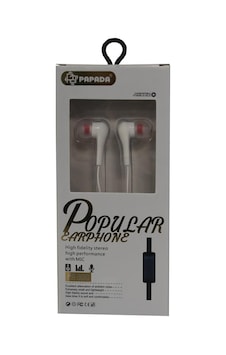Megatech Papada Pa300 Beyaz Mikrofonlu Kulaklık Megatech Papada Pa300 Beyaz Mikrofonlu Kulaklık