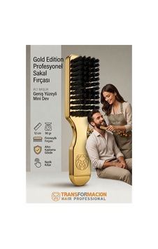 Zenvac Gold Edition Profesyonel Sakal Fırçası - Geniş Yüzeyli Dolaşık Açıcı Ve Şekillendirici 723298 Zenvac Zenvac Gold Edition Profesyonel Sakal Fırçası - Geniş Yüzeyli Dolaşık Açıcı Ve Şekillendirici 723298 Zenvac