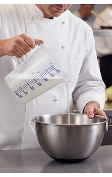 1000 Ml Şeffaf Ölçü Kabı - 1 Litre Dereceli Maşrapa Büyük Boy Şeffaf Mutfak Ölçü Kabı Diğer