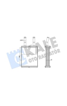 Hyundai Excel Kalorifer Petegi 1.5 1990-1995 Kale 346770 Hyundai Excel Kalorifer Petegi 1.5 1990-1995 Kale 346770