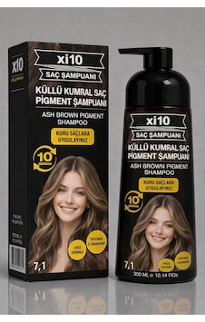 Xi10 Küllü Koyu Kumral 7.1 Beyaz Kapatıcı Şampuan 300 ML Xi10 Küllü Koyu Kumral 7.1 Beyaz Kapatıcı Şampuan 300 ML