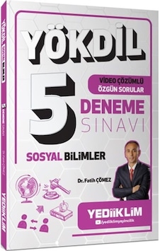 Yökdil Sosyal Bilimler Video Çözümlü Özgün Sorular 5 Deneme Sı... Yökdil Sosyal Bilimler Video Çözümlü Özgün Sorular 5 Deneme Sı...