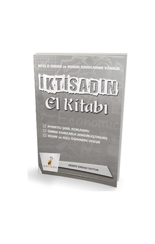 İktisadın El Kitabı - Ahmet Emrah Tayyar - Pelikan Yayınları İktisadın El Kitabı - Ahmet Emrah Tayyar - Pelikan Yayınları