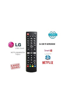 LG Uyumlu Led Tv Kumandası Akb75095308 3D Smart Netflix Amazon Tuşlu LG Uyumlu Led Tv Kumandası Akb75095308 3D Smart Netflix Amazon Tuşlu