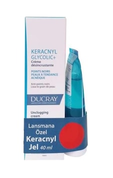 Ducray Keracnyl Glycolic+ Cream 30 ML + Keracnyl Jel 40 ML Ducray Keracnyl Glycolic+ Cream 30 ML + Keracnyl Jel 40 ML
