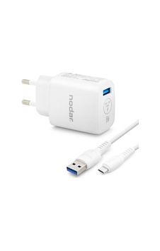 Micro Usb Qc 3.0 Hızlı Şarj Seti 18w 3.4a Usb Adaptörlü 1 M Pvc Kablolu Beyaz Nd1009 Tg 5klfk5h