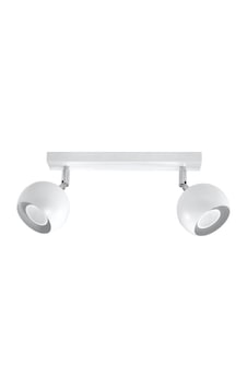 Rsylight Retro Beyaz 180 Derece Hareketli Modern Spor 2 Li Led Spot Avize Günışığı Ampullü Beyaz Rsylight Retro Beyaz 180 Derece Hareketli Modern Spor 2 Li Led Spot Avize Günışığı Ampullü Beyaz