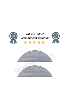 Roborock S8 Pro Ultra Değil Uyumlu 2 Adet Mikrofiber Mop Bez