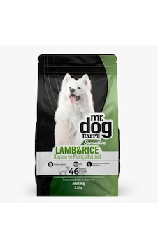 Mr. Dog Happy Kuzu Etli Ve Pirinçli Yetişkin Köpek Maması 2500 G