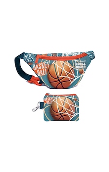 Coral High Erkek Çocuk Nefti Turuncu Basketbol Desenli Bel Çantası Ve Bozuk Para Cüzdanı Set Çok Renkli Coral High Erkek Çocuk Nefti Turuncu Basketbol Desenli Bel Çantası Ve Bozuk Para Cüzdanı Set Çok Renkli