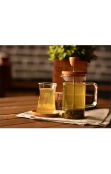 Bambu 350 Ml Lüks French Press Royaleks-70087 Açık Mavi Bambu 350 Ml Lüks French Press Royaleks-70087 Açık Mavi
