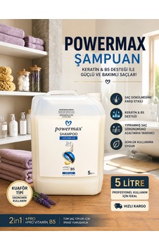 Powermax Şampuan 5l Günlük Kullanıma Uygun Ekonomik Boy Diğer