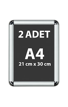 2 Adet A4 Eko Seri Çerçeve Rondo Köşe Aç Kapa Açılır Kapa 2 Adet A4 Eko Seri Çerçeve Rondo Köşe Aç Kapa Açılır Kapa