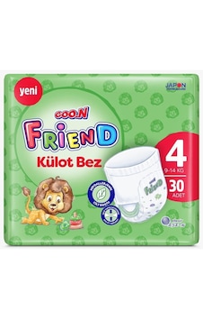 Goo N Goon Friend Külot Bez 4 Beden Jumbo 30'lu