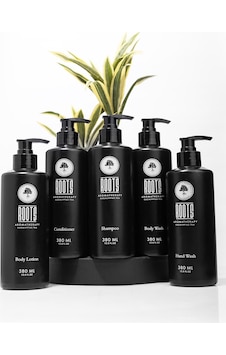 Roots Aromatherapy 5 Li Set 380 Ml Shampoo + Conditioner + Body Wash + Body Lotion + Hand Wash Tüm Saçlar Roots Aromatherapy 5 Li Set 380 Ml Shampoo + Conditioner + Body Wash + Body Lotion + Hand Wash Tüm Saçlar