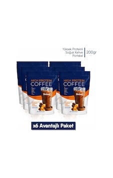 Shazel Yüksek Proteinli Soğuk Kahve Portakal Aromalı Doypack 200 Gr 6 Adet 200 G Shazel Yüksek Proteinli Soğuk Kahve Portakal Aromalı Doypack 200 Gr 6 Adet 200 G