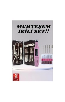 Elektrikli Manikür Pedikür Seti İkili Set 12 Parça Tırnak Bakımı Törpü Protez Çıkarma 29362626 Elektrikli Manikür Pedikür Seti İkili Set 12 Parça Tırnak Bakımı Törpü Protez Çıkarma 29362626