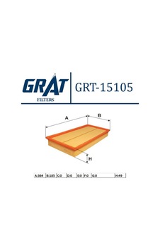 Hava Filtresi Grat 15105 Volkswagen Golf / Bora / Audi A3 Oem 1j0129620 Hava Filtresi Grat 15105 Volkswagen Golf / Bora / Audi A3 Oem 1j0129620