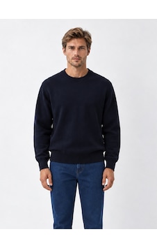 Xint Lacivert Regular Fit Bisiklet Yaka Pamuklu Sweatshirt 300291 Xint Lacivert Regular Fit Bisiklet Yaka Pamuklu Sweatshirt 300291
