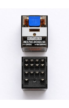Emas Re2.f4c.dc024 ,24vdc 4a4k/6a Kalın-14pin Röle Emas Re2.f4c.dc024 ,24vdc 4a4k/6a Kalın-14pin Röle