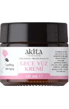 Akita Doğal Lipofilling Yüz Kremi Gece Gül 50 ML Akita Doğal Lipofilling Yüz Kremi Gece Gül 50 ML
