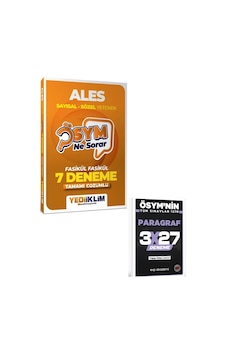 Yediiklim 2027 Ales Ösym Ne Sorar 7 Deneme Fasikül Çözümlü+ Evp Akademi Paragraf Yediiklim 2027 Ales Ösym Ne Sorar 7 Deneme Fasikül Çözümlü+ Evp Akademi Paragraf