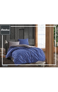 Komfort Home Çift Kişilik Ranforce Nevresim Takımı / Ekose Mavi Çok Renkli Komfort Home Çift Kişilik Ranforce Nevresim Takımı / Ekose Mavi Çok Renkli