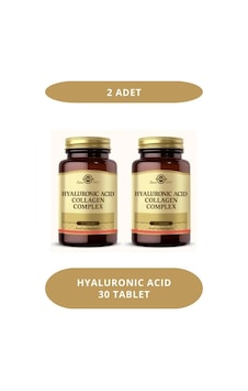 Solgar Hyaluronic Acid Collagen Complex 30 Tablet 2 Adet 2'li Solgar Hyaluronic Acid Collagen Complex 30 Tablet 2 Adet 2'li