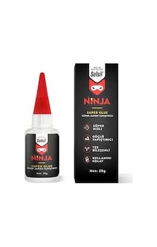 Selsil Ninja Süper Yapıştırıcı 20Gr. - Japon Yapıştırıcısı Selsil Ninja Süper Yapıştırıcı 20Gr. - Japon Yapıştırıcısı