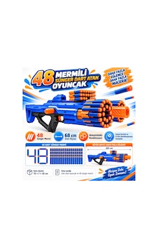 Berzerko 48 Mermili Sünger Dart Atan Silah 68 Cm Berzerko 48 Mermili Sünger Dart Atan Silah 68 Cm