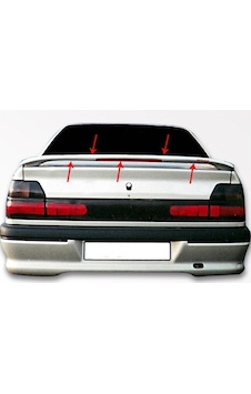 Renault 19 SD Spoiler Bagaj Yüksek (Işıklı) Fiber 1993-2000