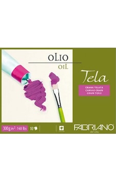 Fabriano Tela Yağlı Boya Blok - 10Yp - 24X32Cm - 300Gr Fabriano Tela Yağlı Boya Blok - 10Yp - 24X32Cm - 300Gr
