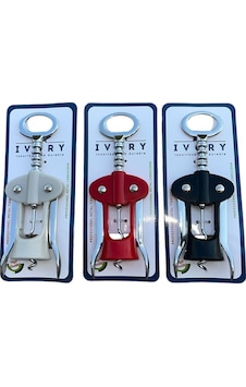 İvory Profesyonel Metal Tirbuşon 1adet Karışık