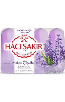 Hacı Şakir Bahar Çiçekleri Lavanta Güzellik Sabunu 4x70 G Diğer