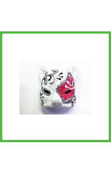 Vaveni Pembe Renk İşlemeli Seramik Malzemeden İmal Venedik Kedi Model Magnet Arz Vaveni Pembe Renk İşlemeli Seramik Malzemeden İmal Venedik Kedi Model Magnet Arz