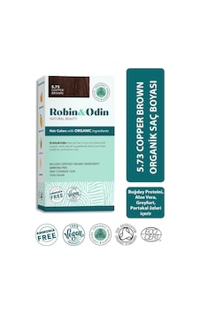 Robin & Odin Organik Kalıcı Saç Boyası 5.73 Copper Brown (548788331) Robin & Odin Organik Kalıcı Saç Boyası 5.73 Copper Brown (548788331)