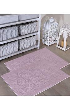 Fushia Ayak Havlusu Banyo Paspası 50 x 70 CM 2 Adet 001