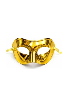 Metalize - 931 - Parlak Parti Maskesi Altın Gold Renk - Csmo-tex - 16x7 Cm Yetişkin Metalize - 931 - Parlak Parti Maskesi Altın Gold Renk - Csmo-tex - 16x7 Cm Yetişkin