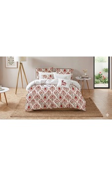 Evnur Pure Line Nevresim Takımı Çift Kişilik Butterfly Kırmızı Evnur Pure Line Nevresim Takımı Çift Kişilik Butterfly Kırmızı