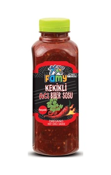 Famy Acı Biber Sosu Kekikli 500 Gr 12'li Paket