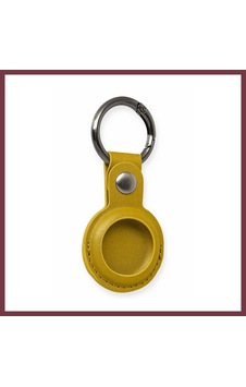 Storeşahin Airtag Anahtarlık Deri Kılıf - Sarı Shn0720 Storeşahin Airtag Anahtarlık Deri Kılıf - Sarı Shn0720