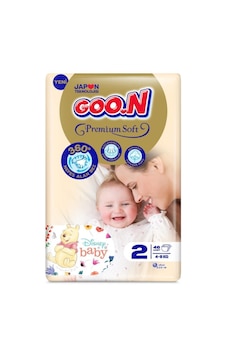 Goon Premium Soft Bebek Bezi 2 Numara 2 x 46 Adet 2'li