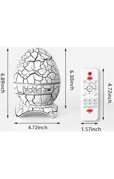 Yumurta Şeklinde Su Dalgalı Bluetooth Speaker Lamba Renkli Şarjlı 897550 Yumurta Şeklinde Su Dalgalı Bluetooth Speaker Lamba Renkli Şarjlı 897550