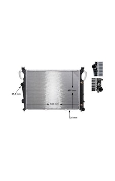 Mahle Cr304000s Motor Su Radyatörü Mercedes S-class M112 M272 W220 98 05 A2205002403 - Mahle Cr304000s Motor Su Radyatörü Mercedes S-class M112 M272 W220 98 05 A2205002403 -