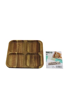 İbico İ22-280 Ahşap Servis Sunum Tepsi Ve Tahtası 20 X 20 X 1.4cm 4 Bölmeli Kare Akasya Diğer İbico İ22-280 Ahşap Servis Sunum Tepsi Ve Tahtası 20 X 20 X 1.4cm 4 Bölmeli Kare Akasya Diğer