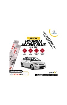 Hyundai Accent Blue Silecek Takımı Bosch Eco 2011-2015 Hyundai Accent Blue Silecek Takımı Bosch Eco 2011-2015