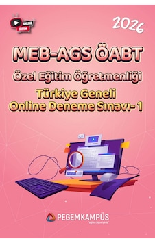 2026 Meb-ags Öabt Özel Eğitim Öğretmenliği Türkiye Geneli Online Deneme Sınavı-1 2026 Meb-ags Öabt Özel Eğitim Öğretmenliği Türkiye Geneli Online Deneme Sınavı-1